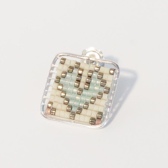 Hearts of Samiyyeh - Sterling Silver Stud Earrings