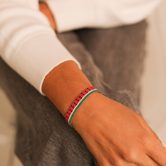 A Splash of Resilience: The Story Behind My Palestine Watermelon Bracelet