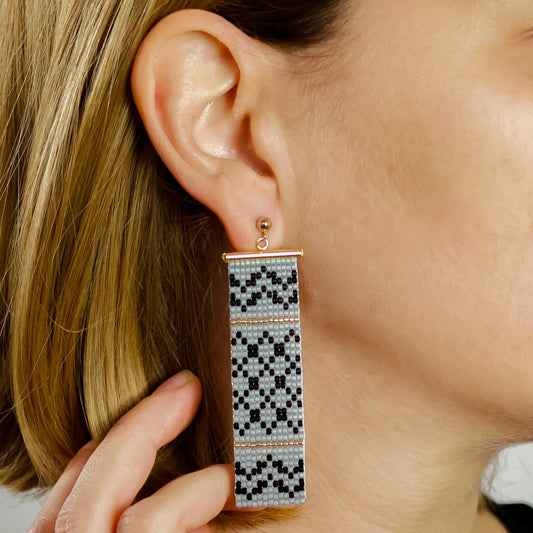 Gray_Grey_Keffiyeh_Earrings