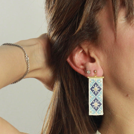 Ramallah Earringsin Blue